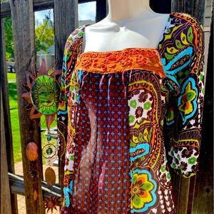 Hippie gypsy women’s top L
